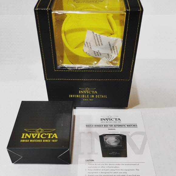 Invicta NWT 1 Slot Automatic Men's or Women's Watch Winder - Picture 5 of 11